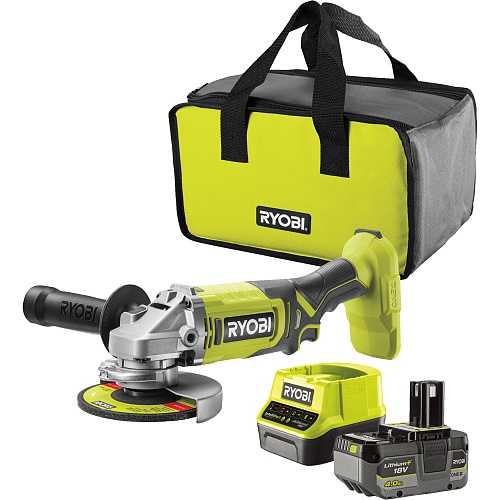 Кутова шліфмашина Ryobi ONE+ RAG18125-1C40S (5133005643) - придбати в Дніпрі, Україні: ціна, характеристики | інтернет-магазин TOUCH