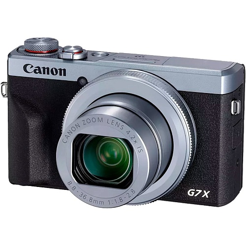 ≡ Фотоаппарат Canon PowerShot G7 X Mark III Silver (3638C013