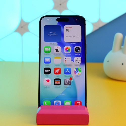 Смартфон Apple iPhone 15 Pro Max 256GB Blue Titanium (MU7A3) Б/У
