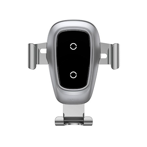Автодержатель с беспроводной зарядкой Baseus Metal Wireless Charger Gravity Car Mount Black (WXYL-B0S)
