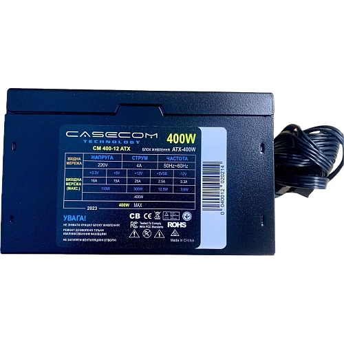 Блок питания Casecom 400W (CM 400-12 ATX)