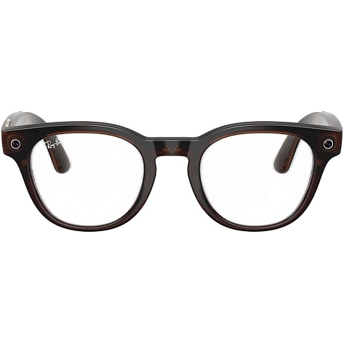 Смарт-очки Ray-Ban Meta Scriber Optics Gen 2 Shiny Transparent Umber Frame/Demo Lens (RW7002 8532 49-22)