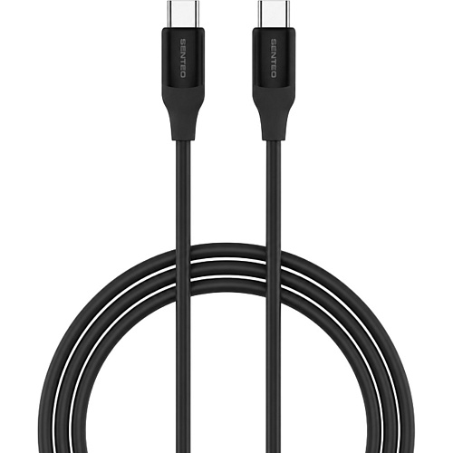 Кабель Senteo SL-07 Skin Silicone USB-C to USB-C 100W 1.2m Black