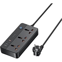 Сетевой фильтр Remax Kiddy Series 1.5 м EU Black (6954851237235)