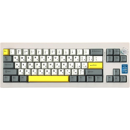 Клавиатура Epomaker Shadow-X Wisteria Linear Switch White (SHX-W-WL) 