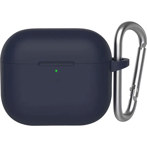 Чехол Blueo Liquid Silicone Case+Carbine для AirPods 4 Deep Blue (B44-A4DBL)