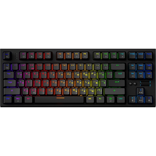 Клавиатура GamePro MK180B Hot-Swap Red Swich RGB USB Black (MK180B)