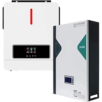 Гібридний сонячний інвертор JYsupsys MPS-6200 + АКБ Dipower LiFePO4 5120Wh - придбати в Дніпрі, Україні: ціна, характеристики | інтернет-магазин TOUCH