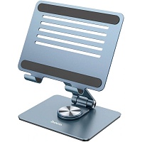 Подставка для планшета Hoco PH52 7"-12.9" Might Metal Rotating Tablet Desktop Holder Grey