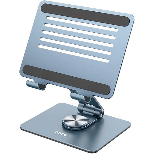 Подставка для планшета Hoco PH52 7"-12.9" Might Metal Rotating Tablet Desktop Holder Grey