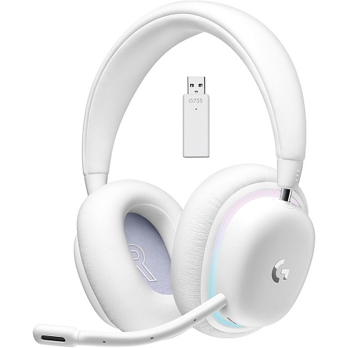 Ігрові навушники Logitech G735 Off White (981-001083) - придбати в Дніпрі, Україні: ціна, характеристики | інтернет-магазин TOUCH