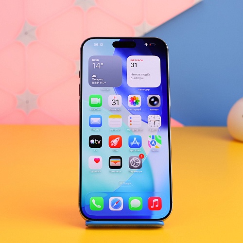 Смартфон Apple iPhone 16 Pro Max 256GB eSIM Natural Titanium (MYW63) Б/У