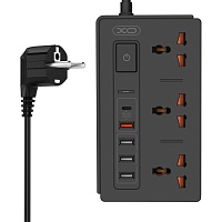 Сетевой фильтр XO WL06 PD+QC+3U 30W Black