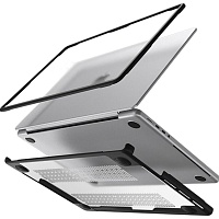Пластиковая накладка (верх и низ) DK HardShell Case для Apple MacBook Pro 14" M1-M6 (2021-2026) Black
