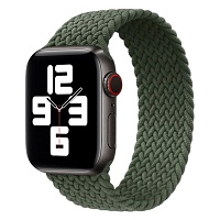 ≡ Ремінець Braided Solo Loop Band для Apple Watch 42/44/45mm Inverness Green Size 6 148mm - придбати в Дніпрі, Харкові, Одессі, Запоріжжі