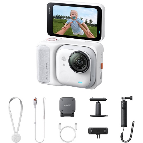 Екшн-камера Insta360 GO Ultra Creator Bundle Arctic White (CINSABEA_GOULTRA05) EU - придбати в Дніпрі, Україні: ціна, характеристики | інтернет-магазин TOUCH