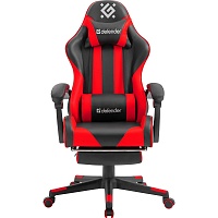 Геймерское кресло Defender Rock Black/Red (64346)