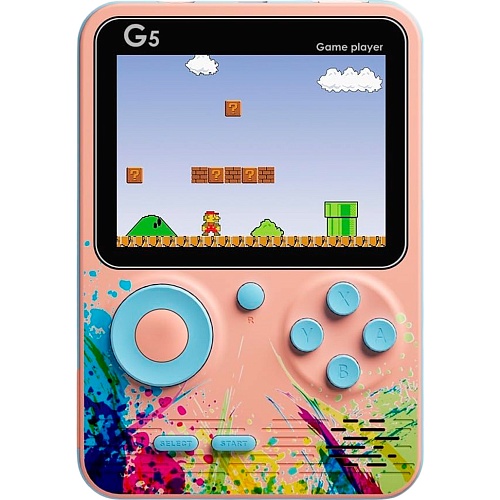 Ретро игровая приставка SUP Game Box G5S 500 in 1 With Controller Pink