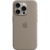 Чохол Silicone Case with MagSafe для Apple iPhone 15 Pro Clay AAA