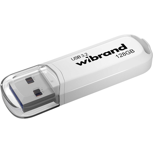 USB флеш-накопитель Wibrand Marten 128GB USB-A 3.2 White (WI3.2/MA128P10W)