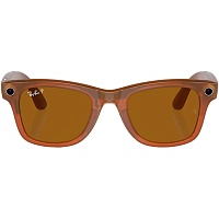 Смарт-очки Ray-Ban Meta Wayfarer Shiny Caramel Frame Brown Lenses (RW4006 670683 50-22)