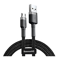 Кабель Baseus Cafule Micro USB 1m (CAMKLF-BG1) Gray/Black