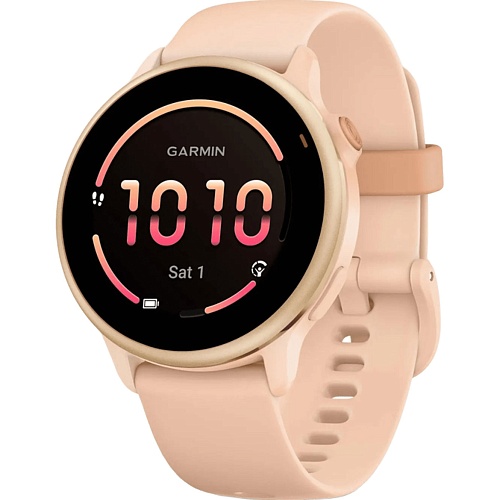 Смарт-часы Garmin Vivoactive 6 Metallic Pink Dawn with Pink Dawn Band (010-02985-03)