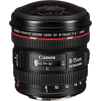 Объектив Canon EF 8-15mm f/4L Fisheye USM Black (4427B005)