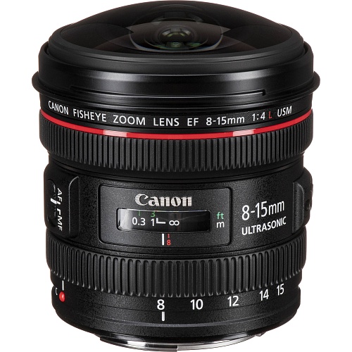 Объектив Canon EF 8-15mm f/4L Fisheye USM Black (4427B005)