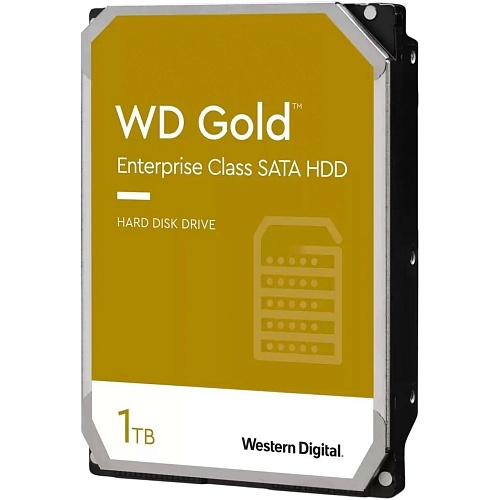 Жесткий диск 3.5" WD Gold Enterprise Class 1ТВ SATA 128MB (WD1005FBYZ)