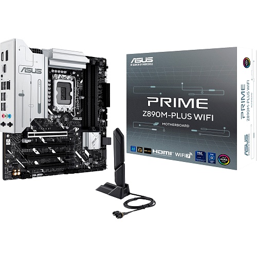 Материнська плата Asus PRIME Z890M-PLUS WIFI (90MB1J80-M0EAY0) UA - придбати в Дніпрі, Україні: ціна, характеристики | інтернет-магазин TOUCH