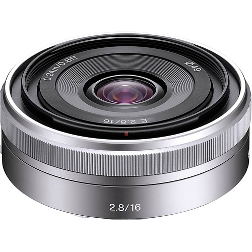 Об'єктив Sony E 16mm f/2.8 for Nex Silver (SEL16F28.AE) - придбати в Дніпрі, Україні: ціна, характеристики | інтернет-магазин TOUCH