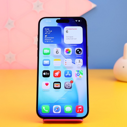 Смартфон Apple iPhone 15 Pro Max 256GB Black Titanium (MU773) Б/У