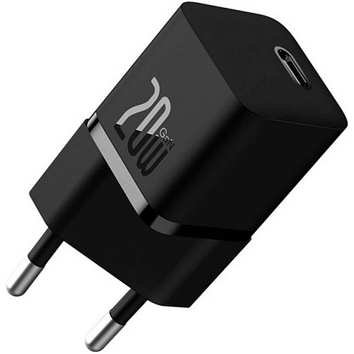 Сетевое зарядное устройство Baseus GaN5 Fast Charger Mini 1C 20W Black (CCGN050101)