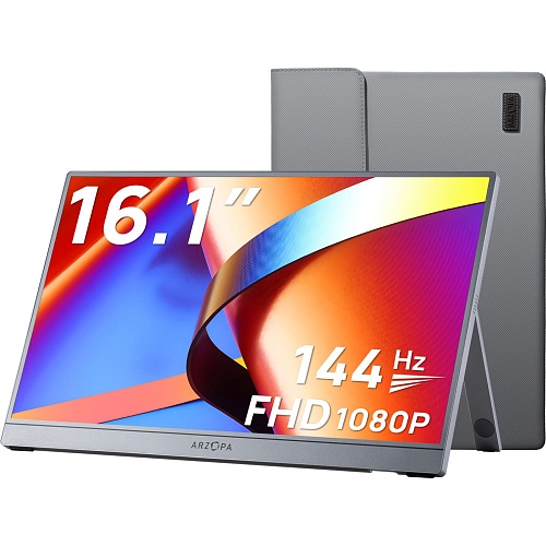 Портативный монитор Arzopa 16.1" Z1FC + Case Grey EU
