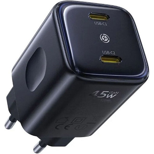 Мережевий зарядний пристрій Baseus PicoGo AN13 45W Black (E0121F00) - придбати в Дніпрі, Україні: ціна, характеристики | інтернет-магазин TOUCH