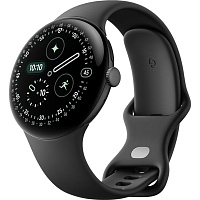 Смарт-часы Google Pixel Watch 4 45mm Wi-Fi Matte Black Aluminum case/Obsidian Active Band