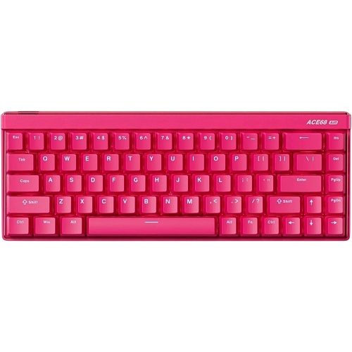 Клавиатура MCHOSE Ace 68 Air Mount Tai Magnetic Switch GT Rose Red (MC-ACE68AIR-11)