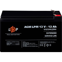 Аккумулятор LogicPower AGM 12V (12V/12Ah/144Wh) (6550)
