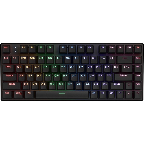 Клавіатура Hator Icefall Mecha 75 Wireless Rainbow Black (HTK275UA) - придбати в Дніпрі, Україні: ціна, характеристики | інтернет-магазин TOUCH