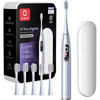 Електрична зубна щітка Oclean X Plus Pro Digital Silver - придбати в Дніпрі, Україні: ціна, характеристики | інтернет-магазин TOUCH