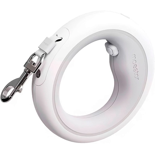 Поводок для собак Moestar UFO Retractable Leash 2 White (MS0030002) Витрина