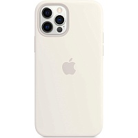 Чехол Silicone Case с MagSafe для Apple iPhone 12/12 Pro (White) ААА