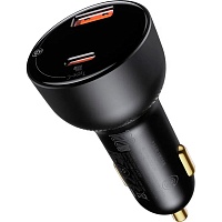 Автомобільний зарядний пристрій Baseus Superme Digital Display PPS USB-A/USB-C 100W (CCZX-01) - придбати в Дніпрі, Україні: ціна, характеристики | інтернет-магазин TOUCH