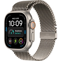 Смарт-часы Apple Watch Ultra 4 49mm Natural Titanium Case with Natural Titanium Milanese Loop M (MJA94)