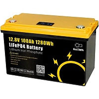 Акумулятор GoKwt LiFePO4 12V (12.8V/100Ah/1280Wh) BMS (GO-12-100-BT-display) - придбати в Дніпрі, Україні: ціна, характеристики | інтернет-магазин TOUCH