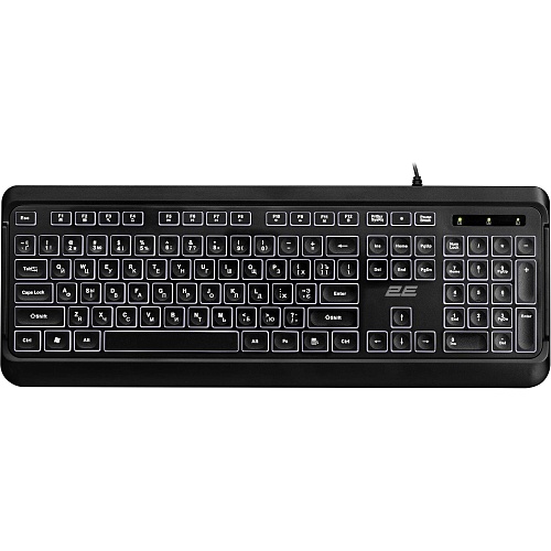 Клавіатура 2E KS120 USB UA Black (2E-KS120UB_UA) - придбати в Дніпрі, Україні: ціна, характеристики | інтернет-магазин TOUCH