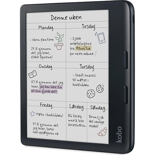 ≡ Электронная книга Kobo Libra Colour Black (N428-KU-BK-K-CK