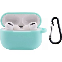 Чехол Silicone Case + Carbine для Apple AirPods Pro 2 Marine Green