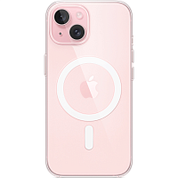 Чехол Clear Case with MagSafe для Apple iPhone 15 Transparent AA